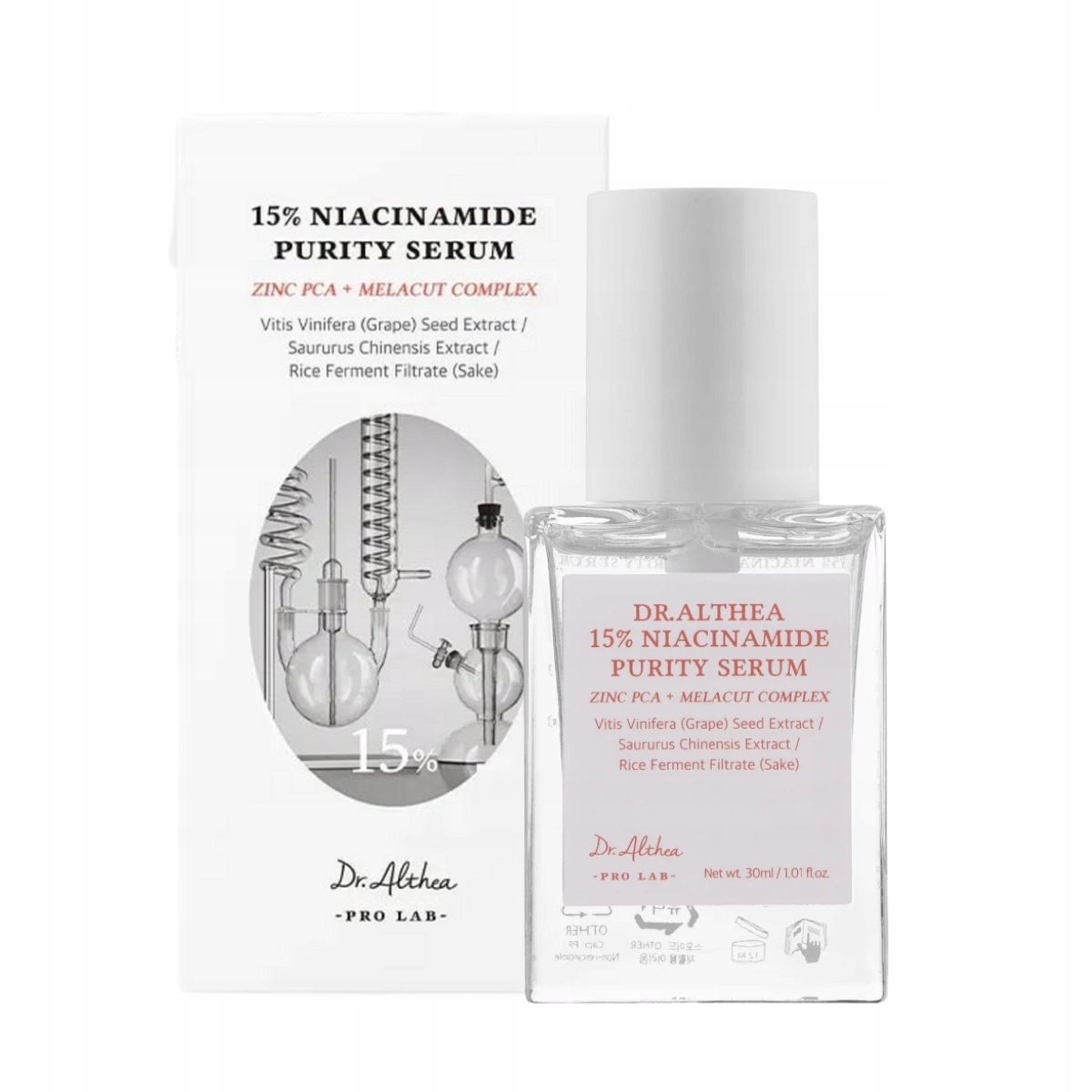 Dr.Althea – 15% Niacinamide Purity Serum 30 ml – rozjasňující sérum