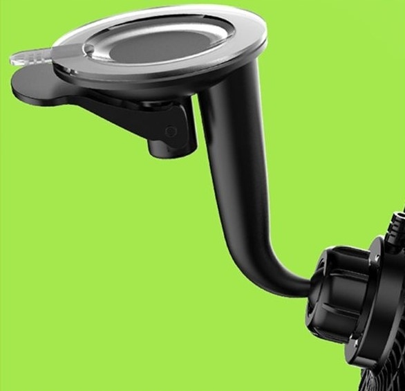 WENTYLATOR WIATRAK SAMOCHODOWY 5W Z PRZYSSAWKĄ MOCNY WIATRAK WENTYLATOR Producent bez marki