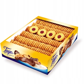 1x 2kg Tago Ciastka słoneczniki z nadzieniem