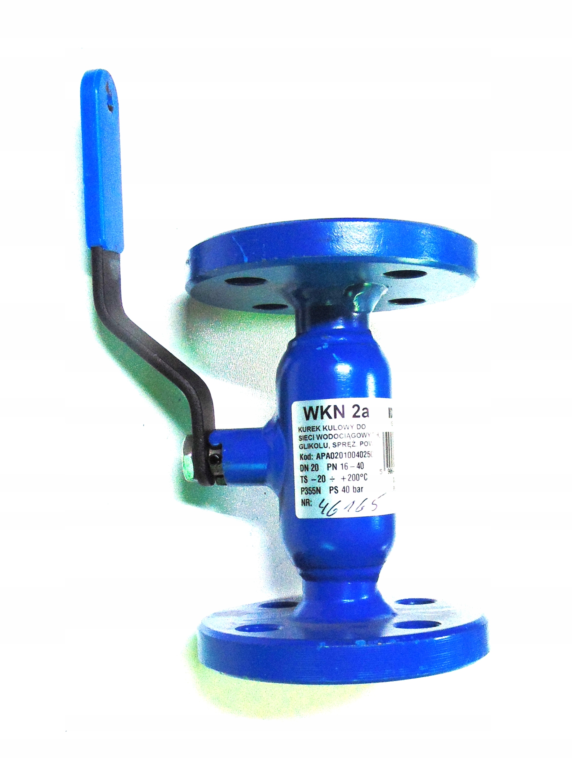 Idmar Plynový guľový ventil Dn 20 Wkn 2a PN16-40