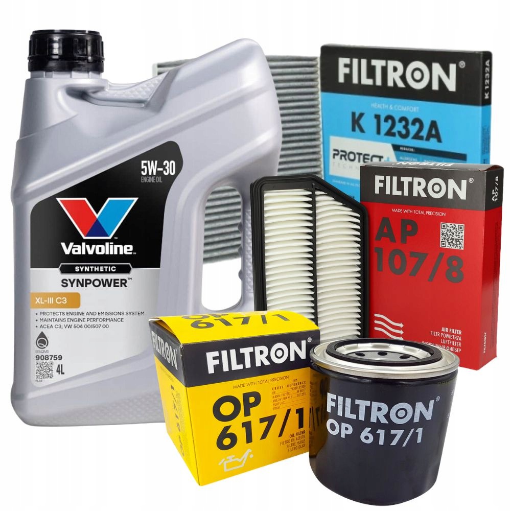 Sada Filtrov Hyundai I40 1.6 Gdi Benzín 99KW Valvoline 5W30 XL III C3