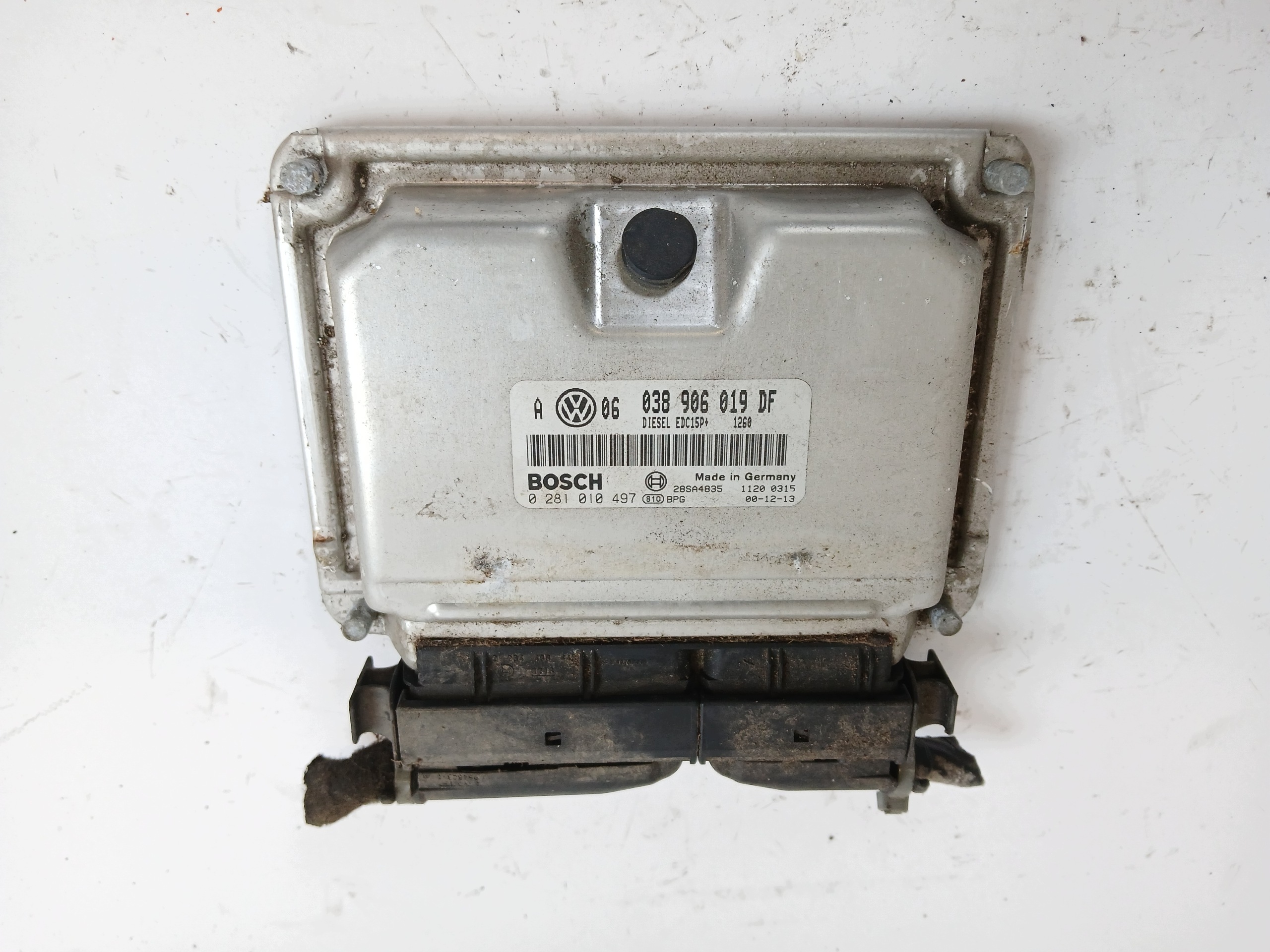 VW GOLF IV BORA 1.9 TDI control unit of the engine 038906019DF