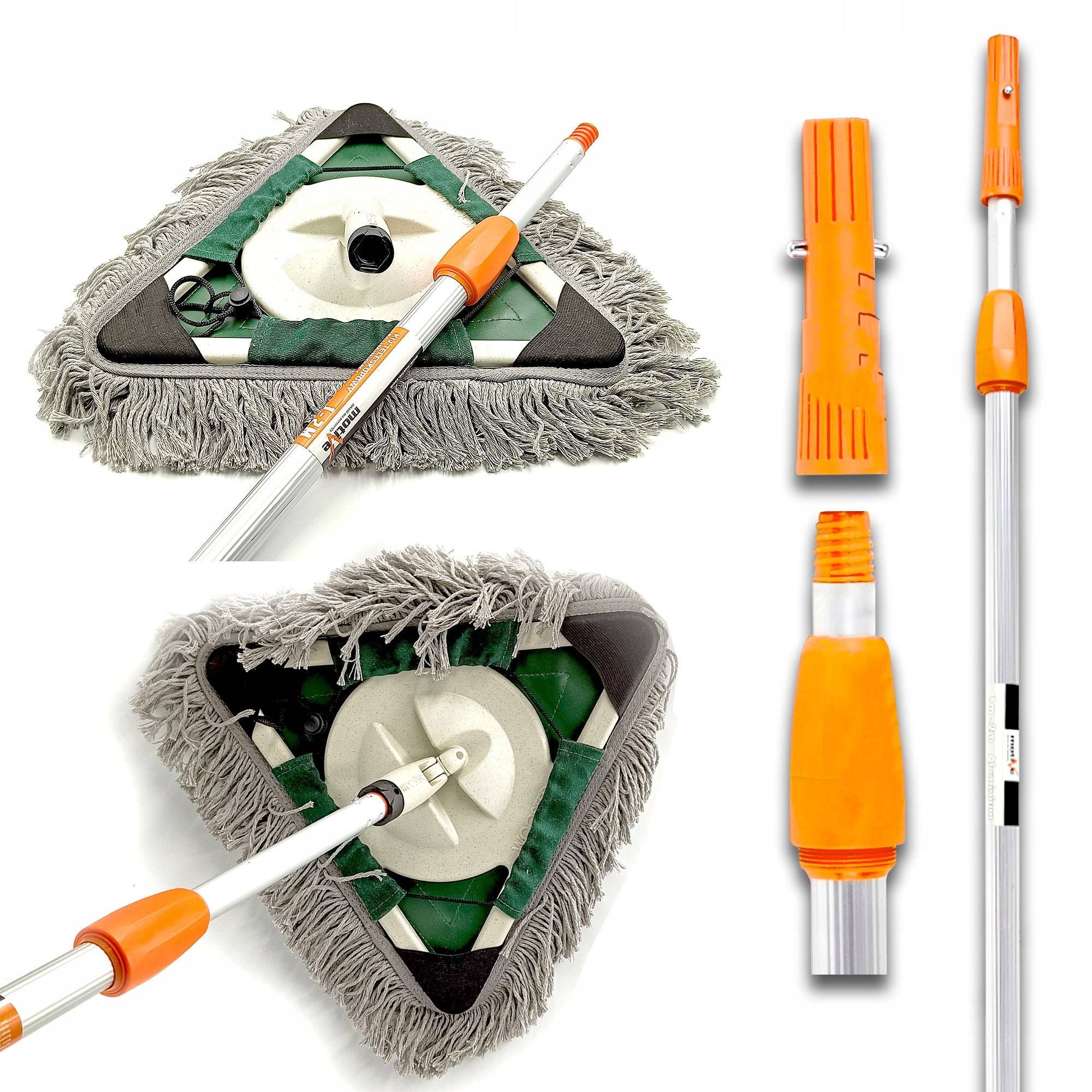 Mop Wooster Do odpylania ścian i sufitów kij teleskopowy motive 1-2m