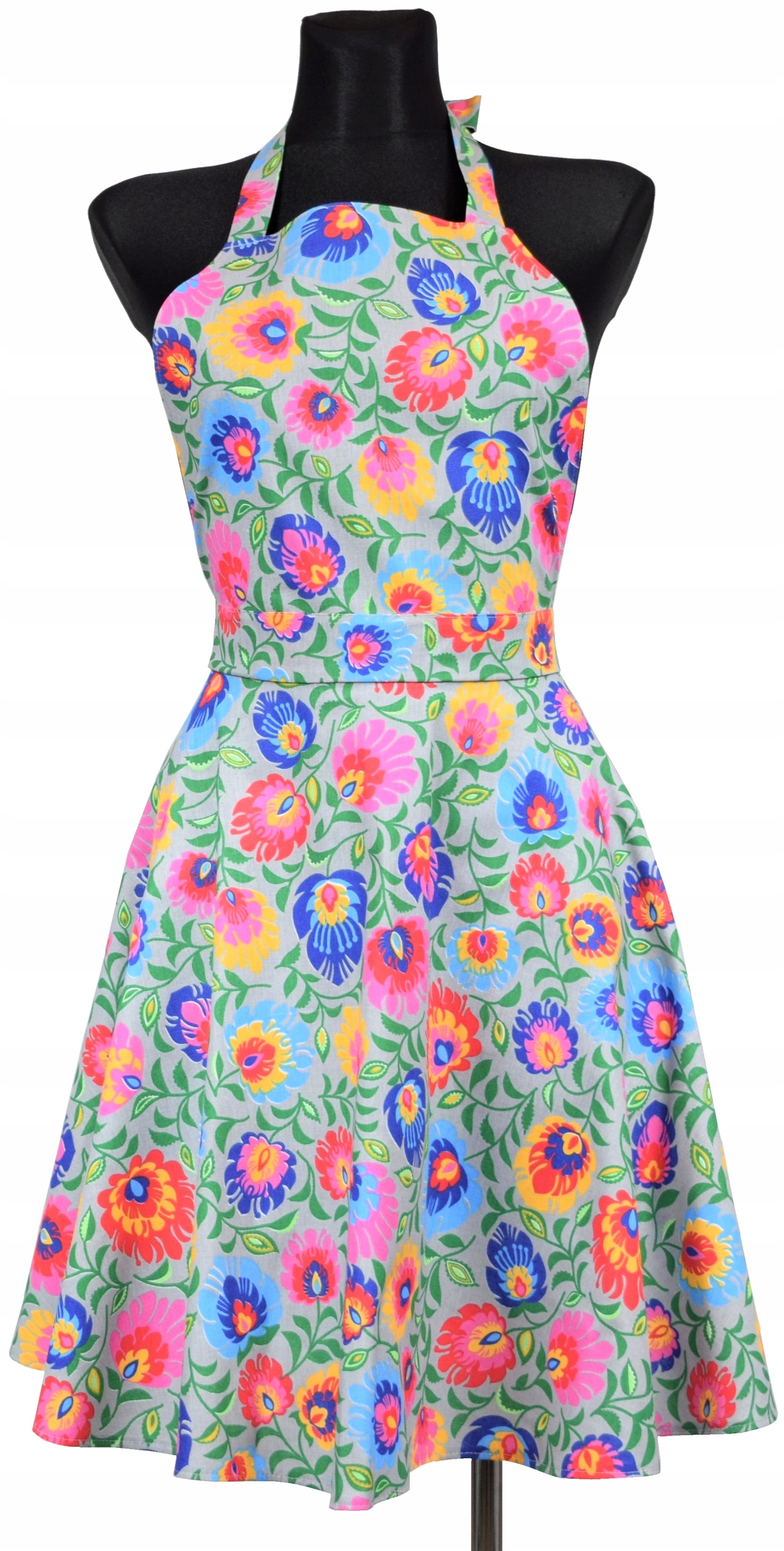 Fartuch kuchenny sukienkowy łowicki HANDMADE