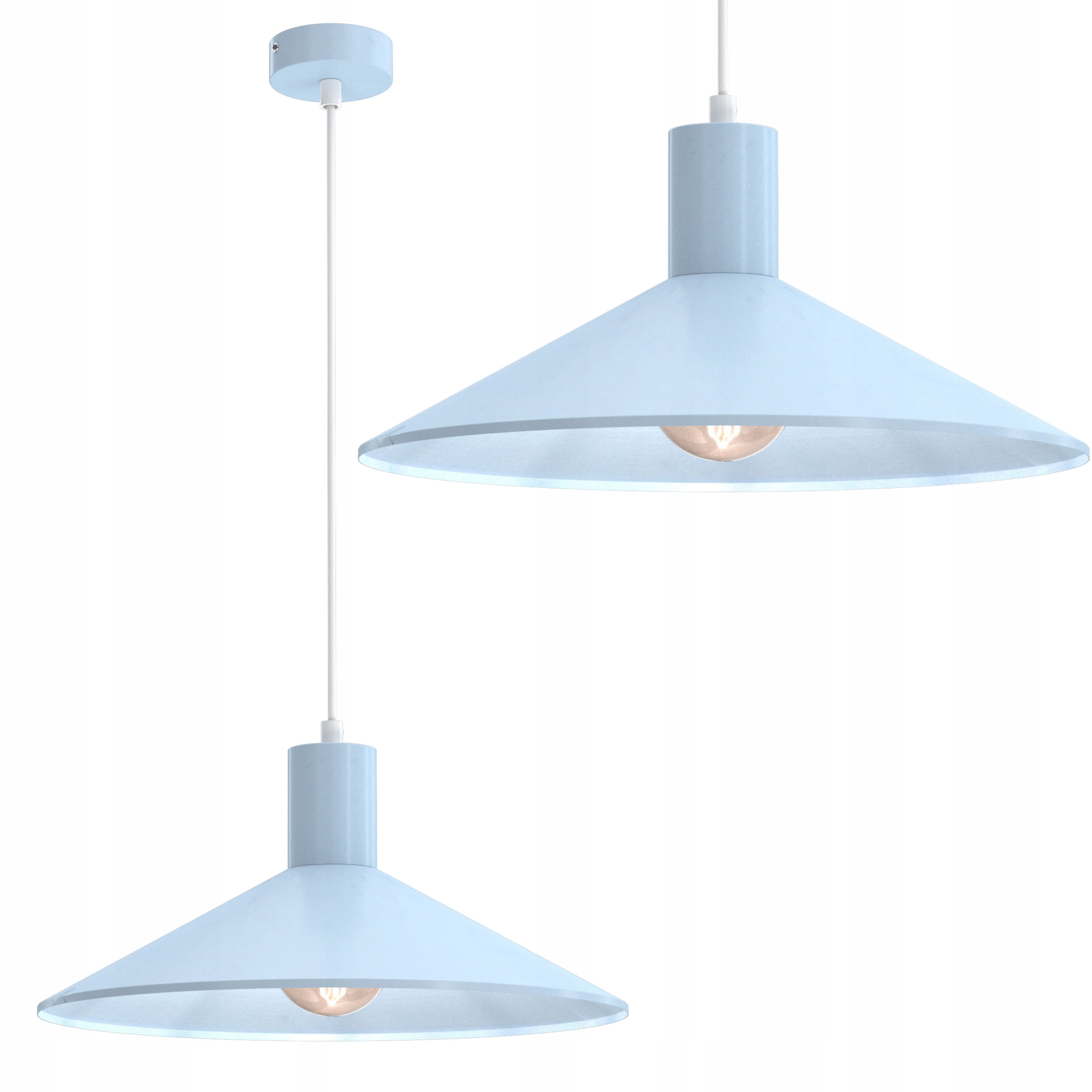 ŻYRANDOL LAMPA WISZĄCA SUFITOWA ZWIS METAL LED E27 DUŻY LOFT