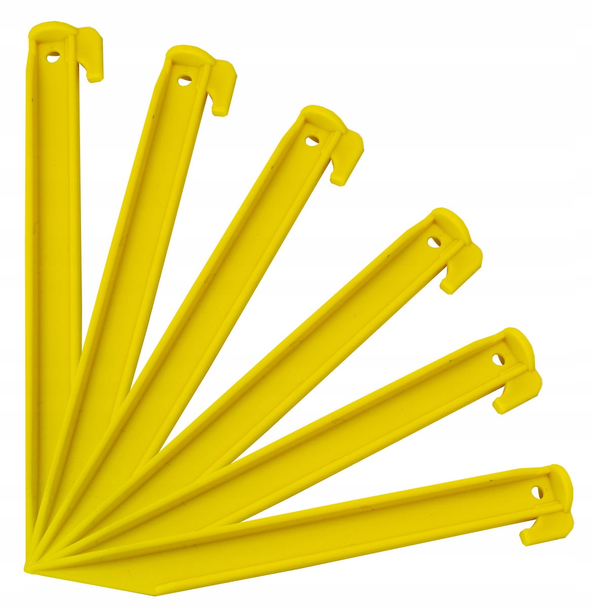 Plastikowe Śledzie Do Namiotu 22CM 6SZT. Żółte Royokamp