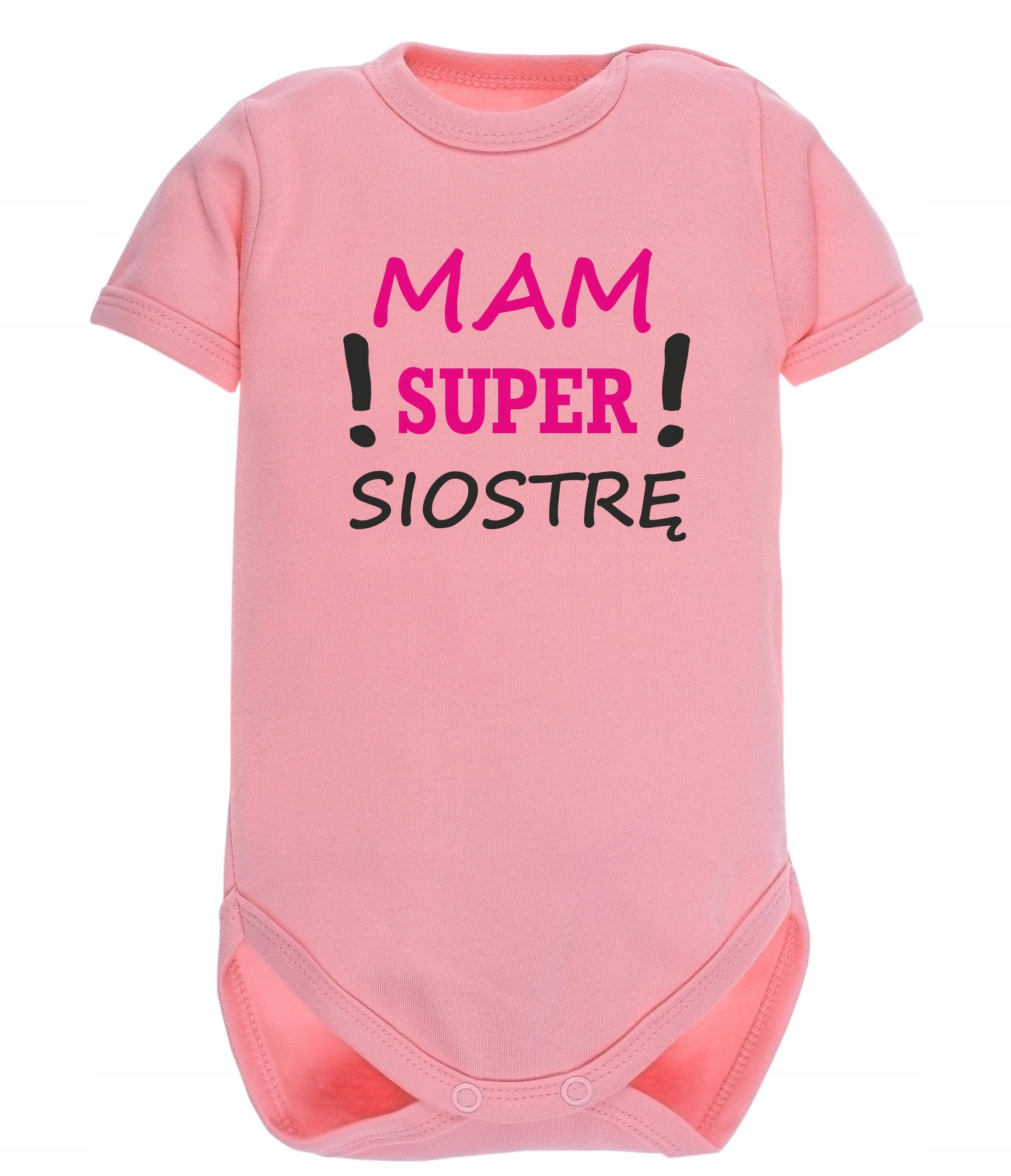 

Body dziecięce z napisem Mam super siostrę