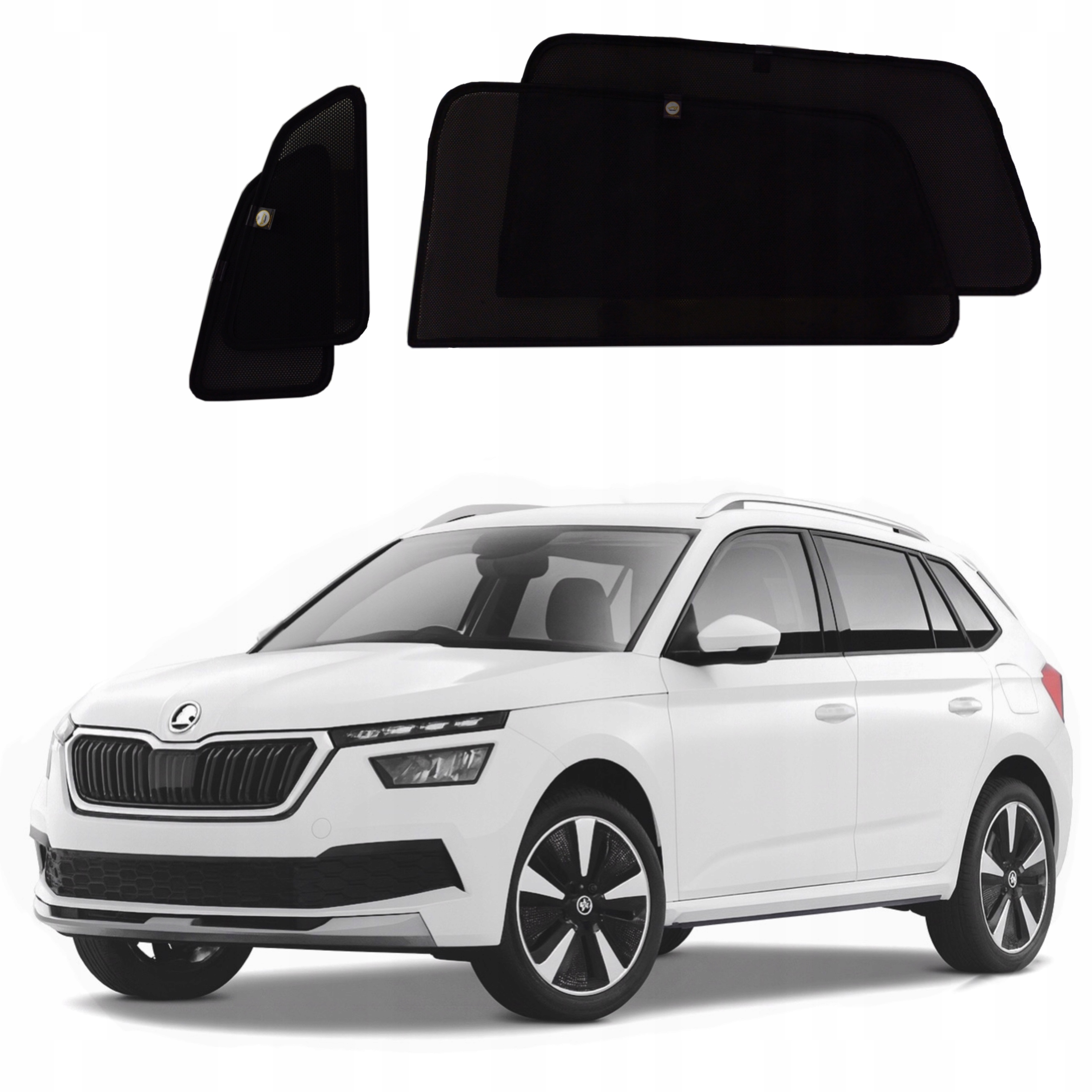 Kryty na slnečné rolety na magnety do auta Škoda Kamiq