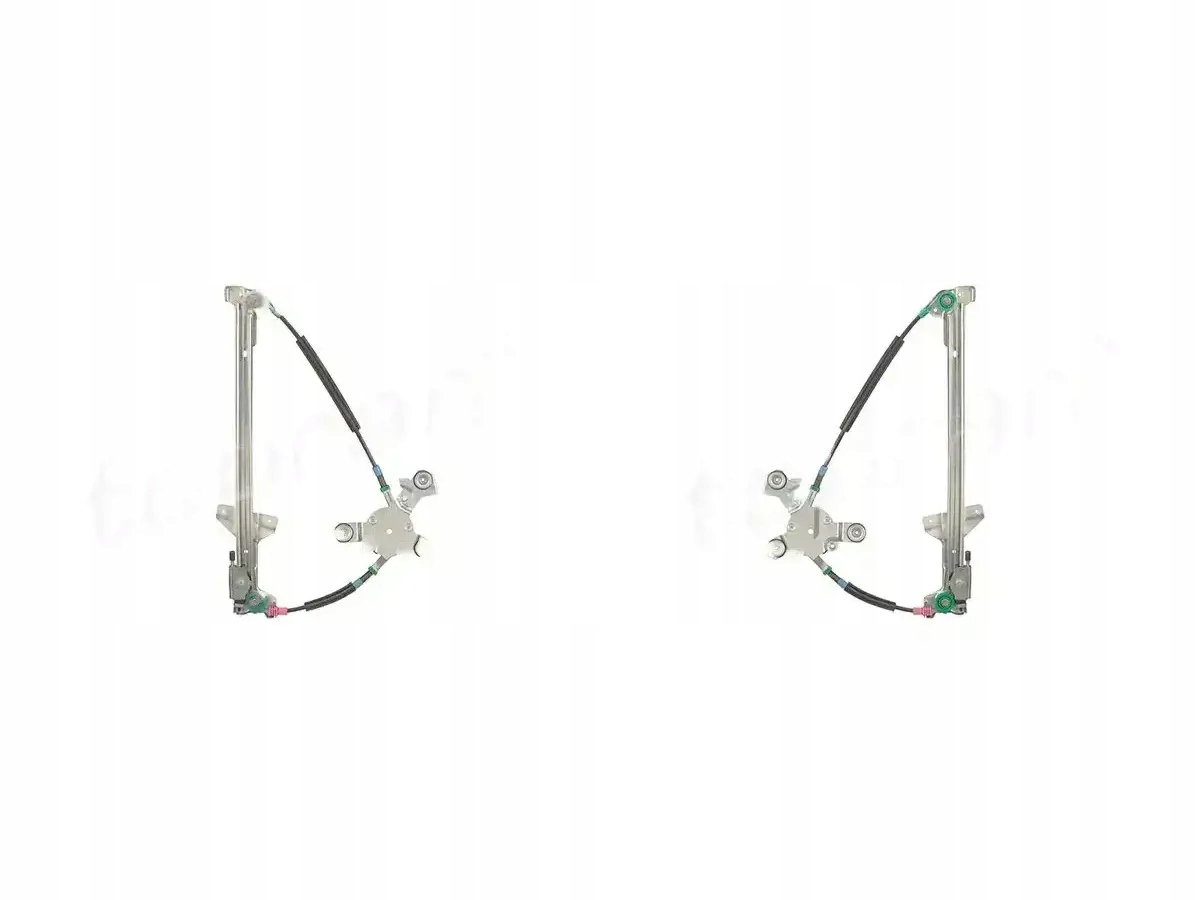 2x Podnośniki szyb TOPRAN PRZÓD L+P do AUDI 100 C4, A6 C4