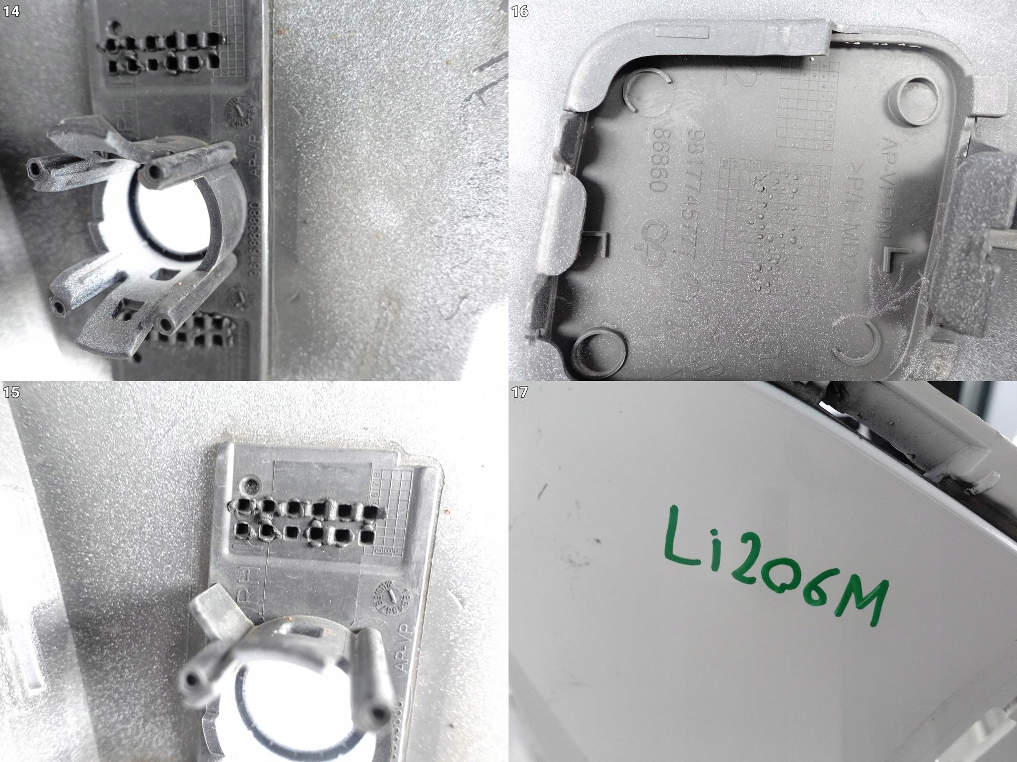 PEUGEOT RIFTER 18-23 bumper BUMPER cap cap front (PDC)