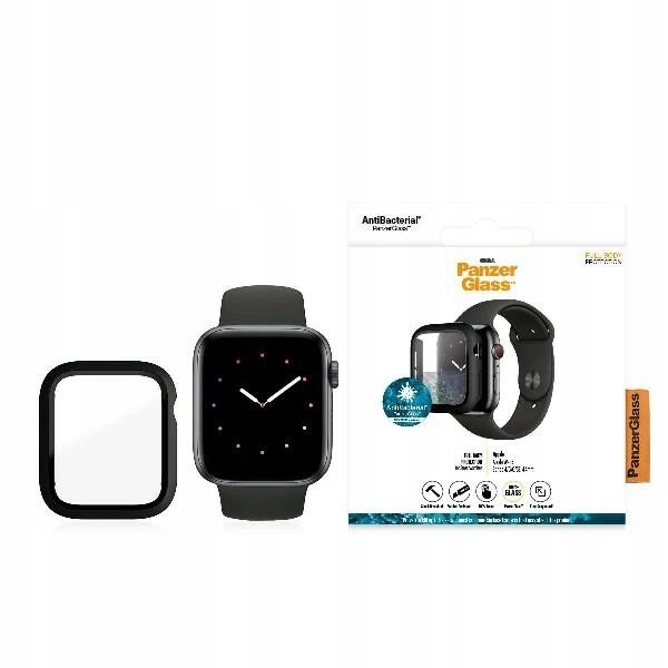 Pouzdro PanzerGlass Full Body pro Apple Watch 4 5 6 Se 44 mm černé