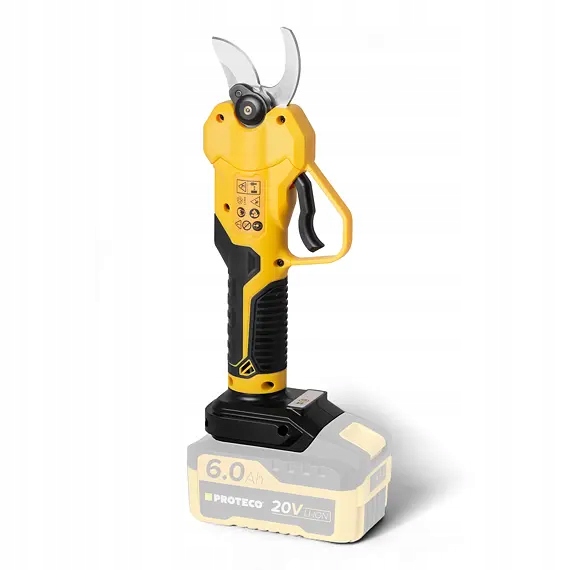Proteco aku nožnice na vetvy 20V, strih 30mm mäkké drevo, bez batérie, 51.10-