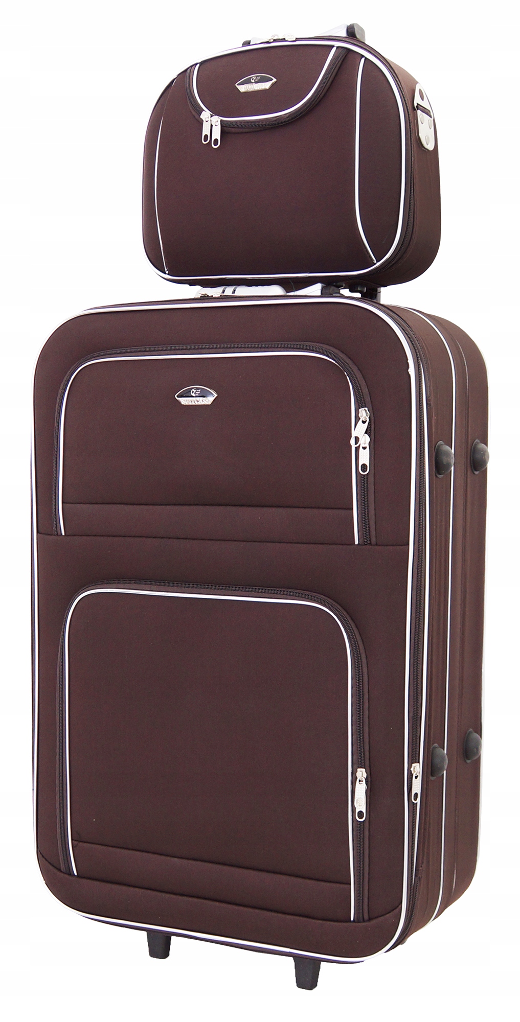 ZESTAW WALIZEK 2w1 BAGAŻ 901 WALIZKA ŚREDNIA+KUFER Marka inna