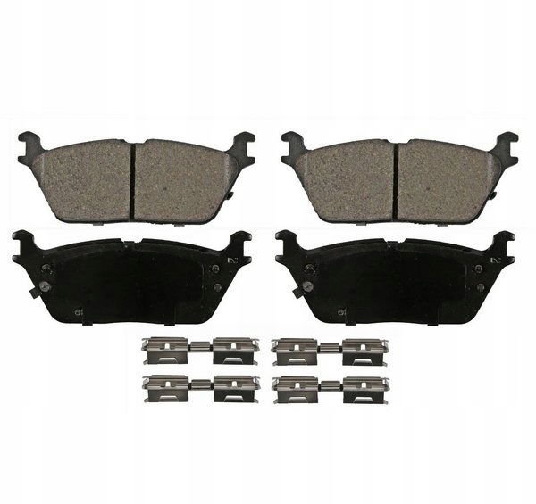 D2169 - DODGE RAM 1500 2019-22 КОЛОДКИ ЗАДНИЕ ПЛАСТИНЫ BBTECH