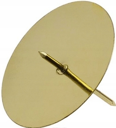 

Świecznik Metalowy Podstawa Do Świeczki Złota 6 cm