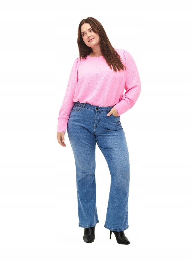 Fantastická Růžová Tunika Zizzi Plus Size 398A 56