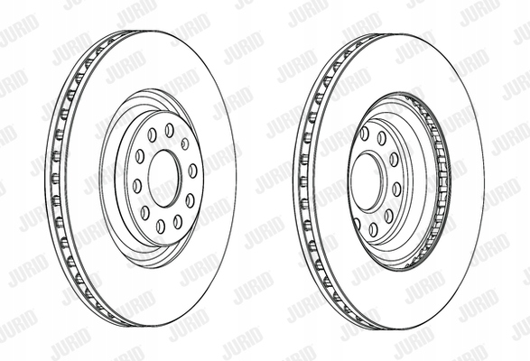 Тормозні диски гальмівне ЮРИД 562663jc-1