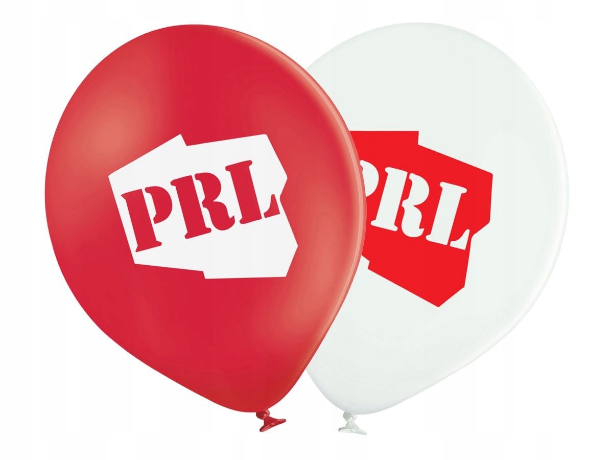 Balony z nadrukiem Prl 37 cm 6 szt
