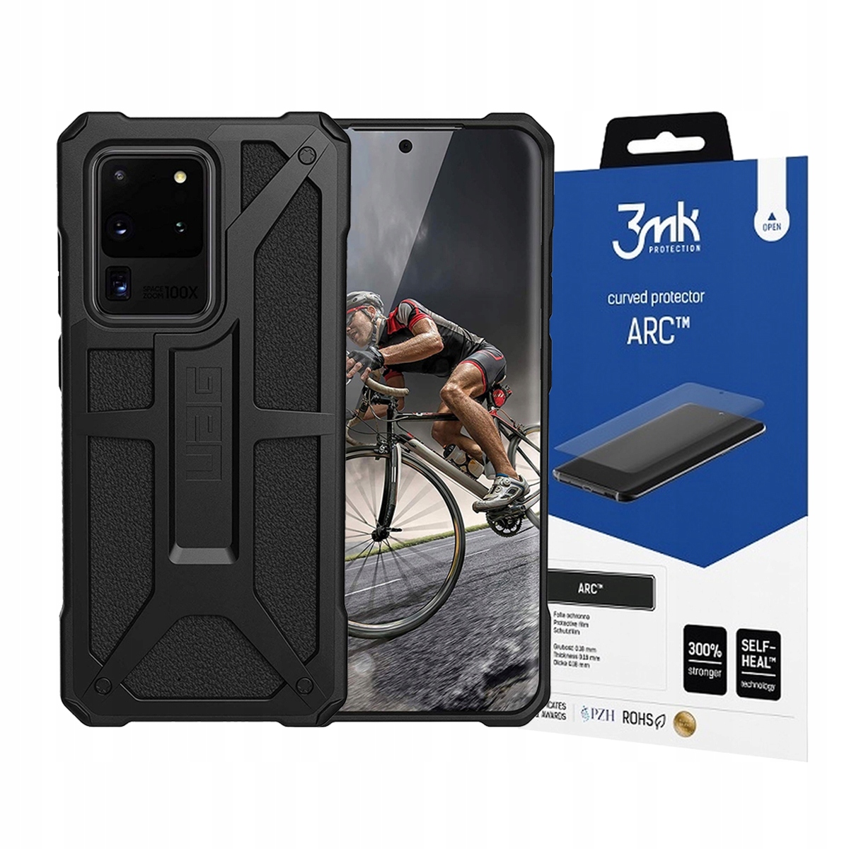 

Uag Etui Do Galaxy S20 Ultra + Folia 3MK Arc Clear