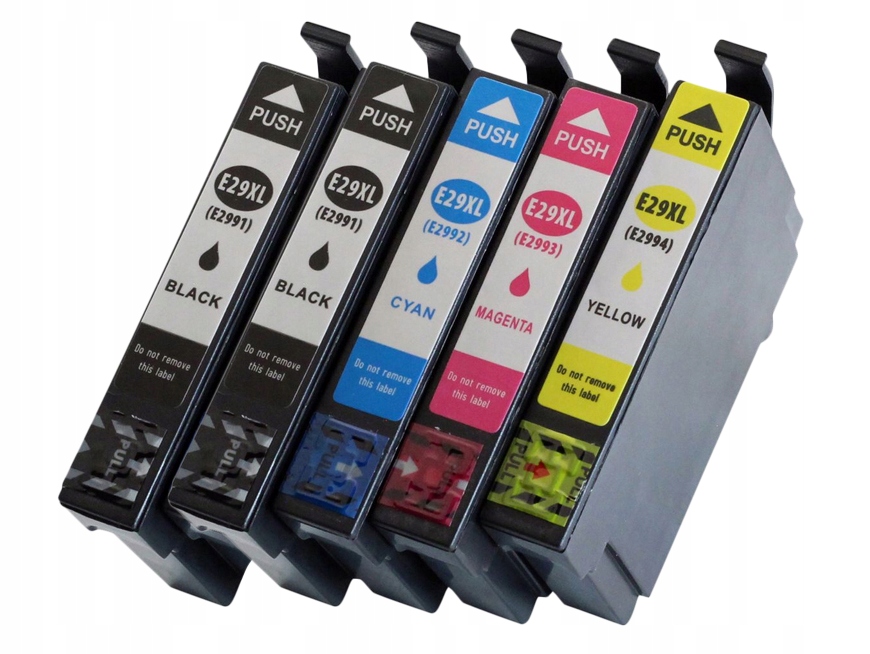 

5X Tusze Do Epson T2991 XP245 XP342 XP435 Kpl 2XBK
