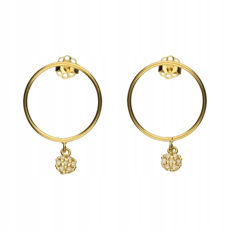 Zlaté Náušnice pr. 585 14 karátů KZ66