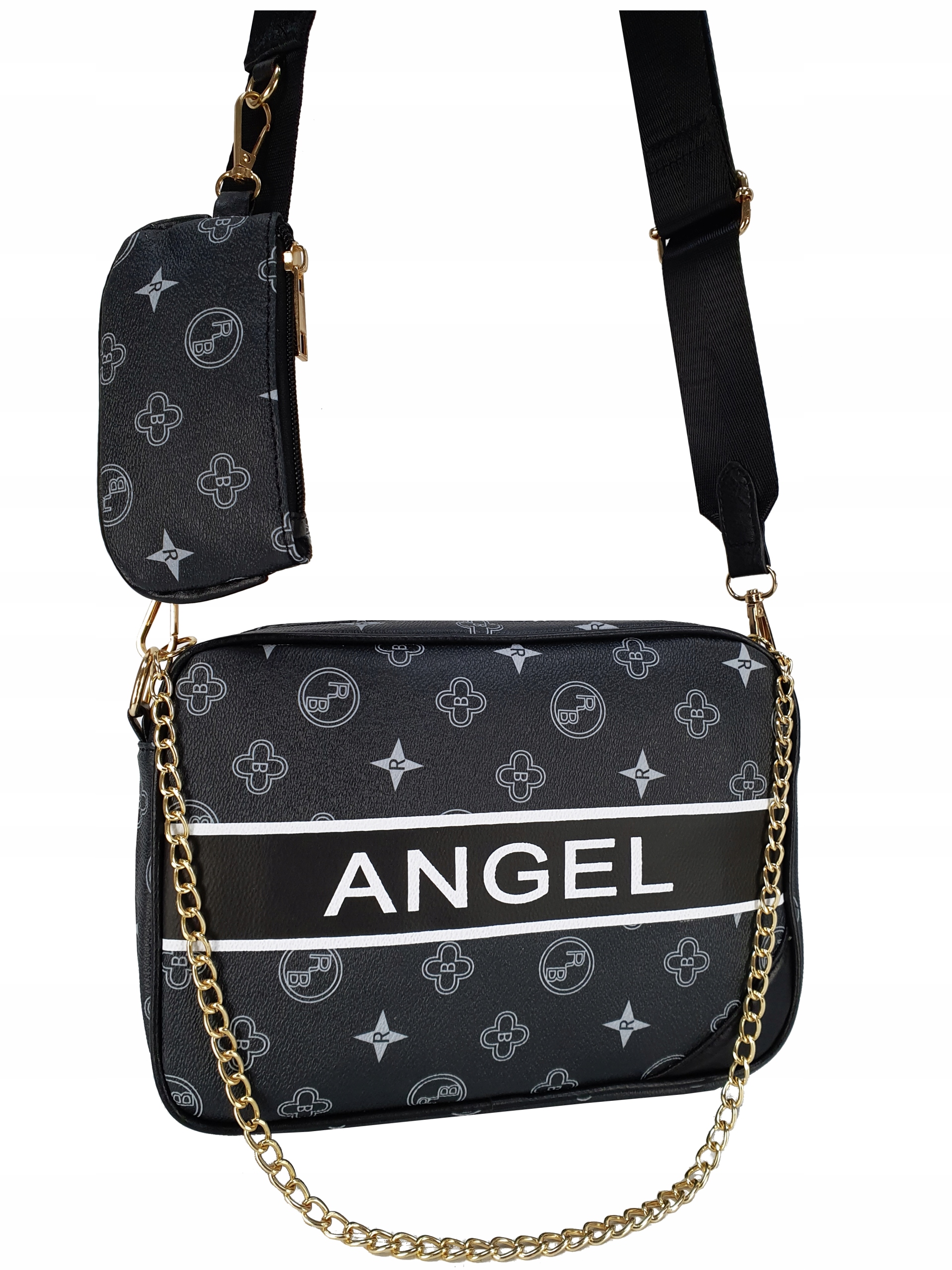 LISTONOSZKA TOREBKA 3W1 NERKA MONOGRAM PODWÓJNA