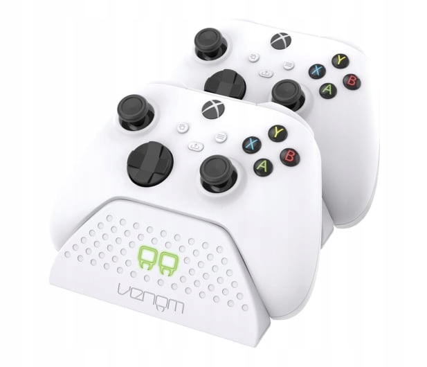 Akcesoria Venom Xsx Podwójna stacja dokująca 2 baterie Biały