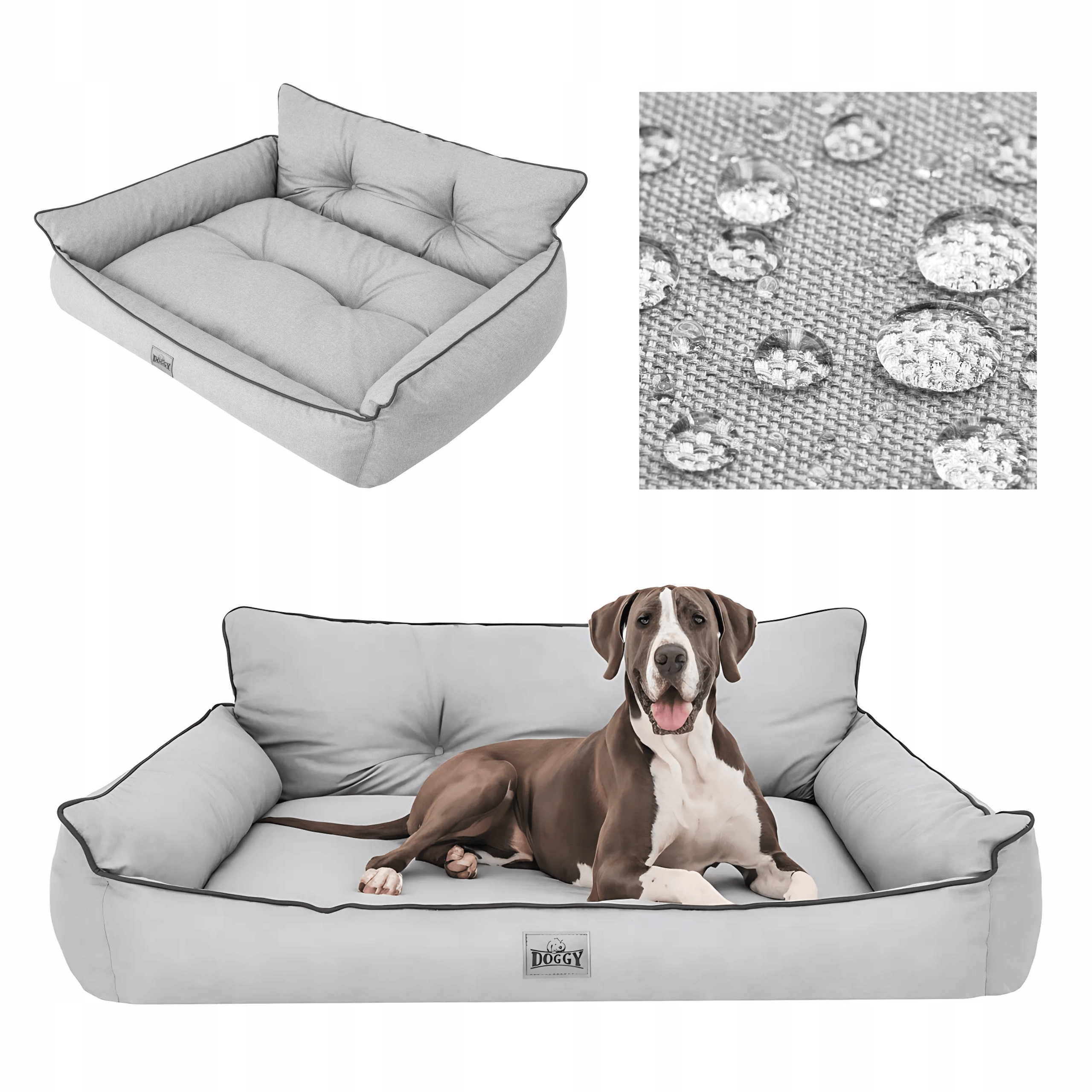 Levně Pelíšek pro psa – voděodolná poduška – kotec pro psa – XXXL 132 x 106 cm