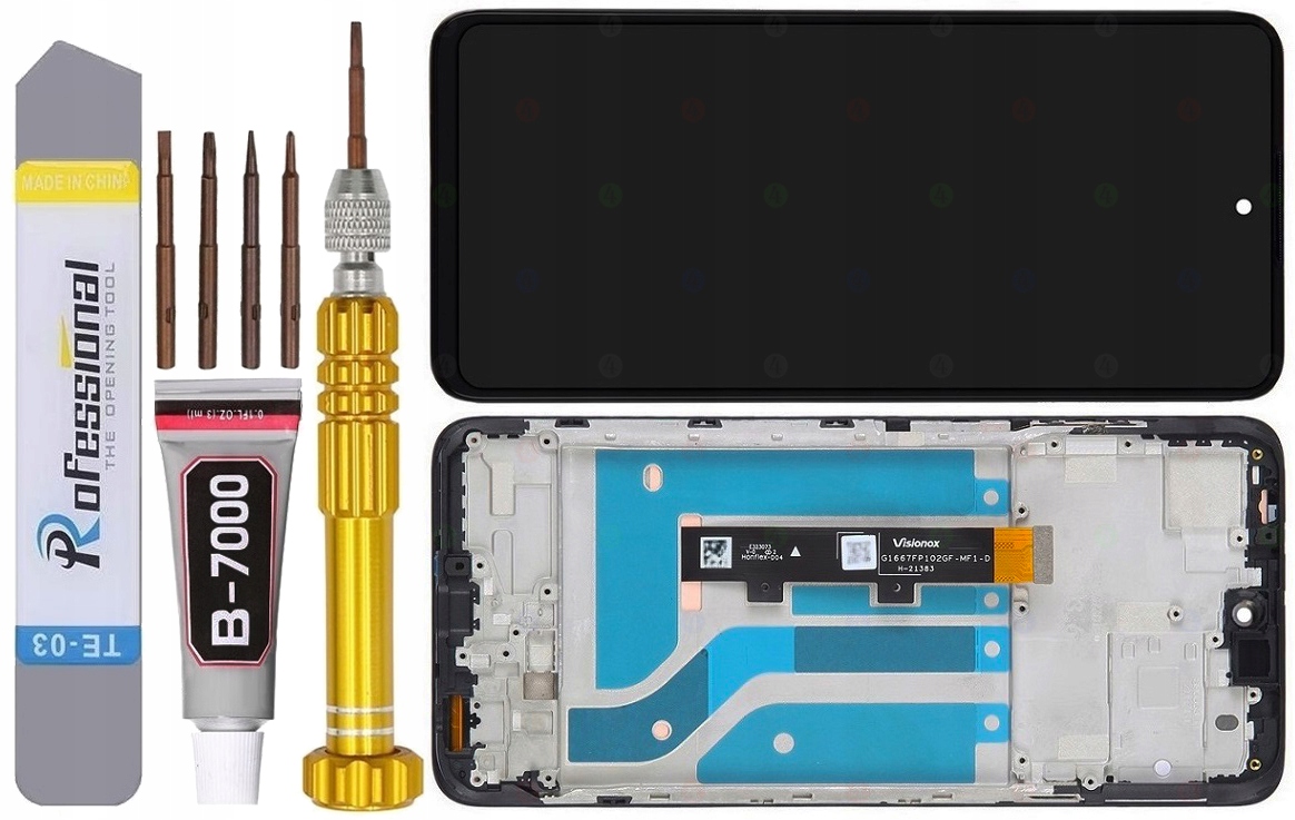 Motorola Edge 20 Lite XT2139 Oled LCD Displej Rámeček