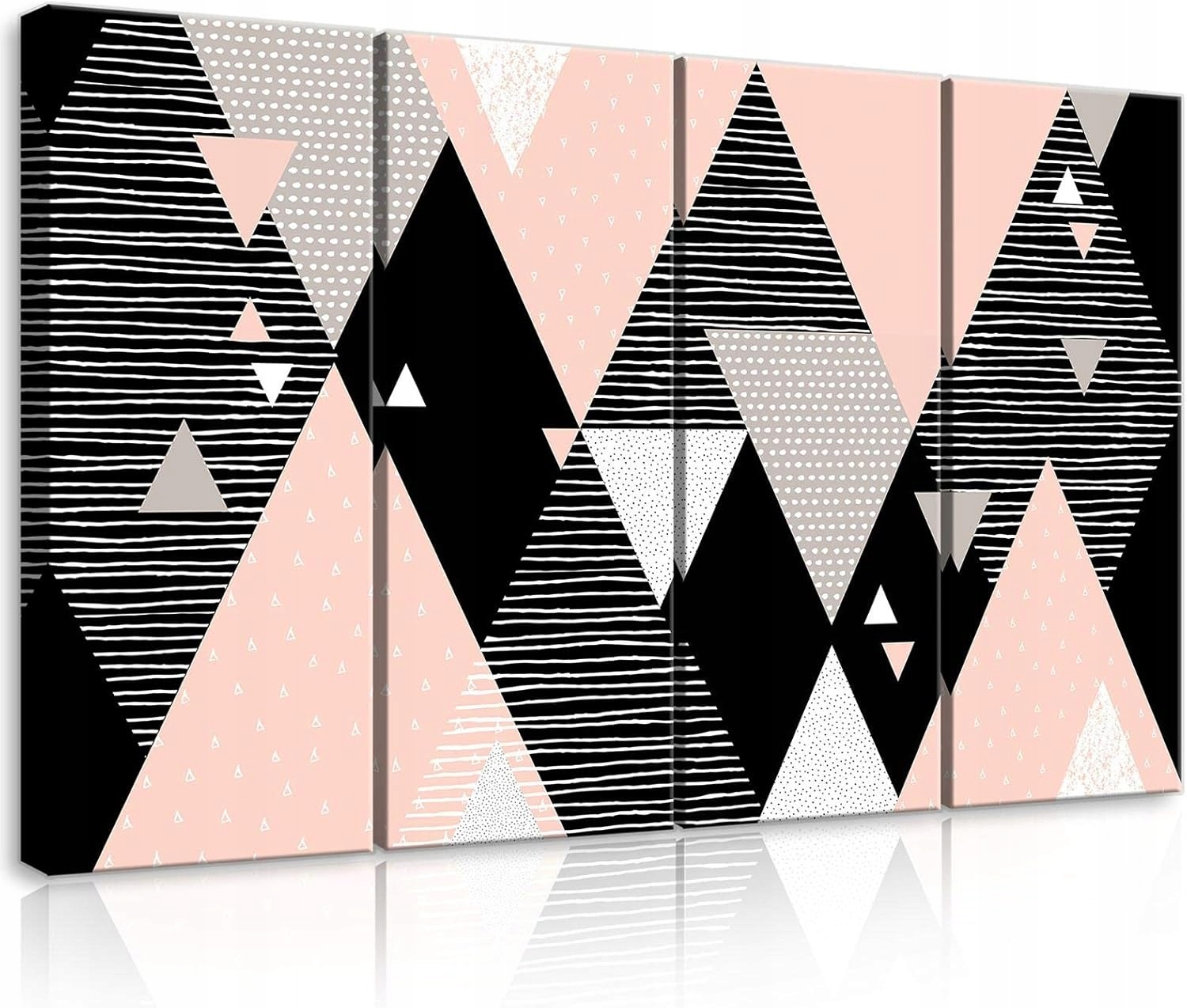 Obraz 120x80 Geometria trojuholníky čiary vzor abstrakcia minimalizmus grafika