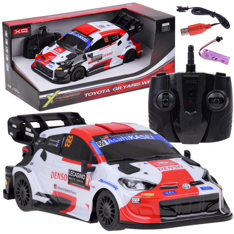 Samochód zdalnie sterowany Toyota Gr Yaris Wrc rajdowe 1:14 5905258559025