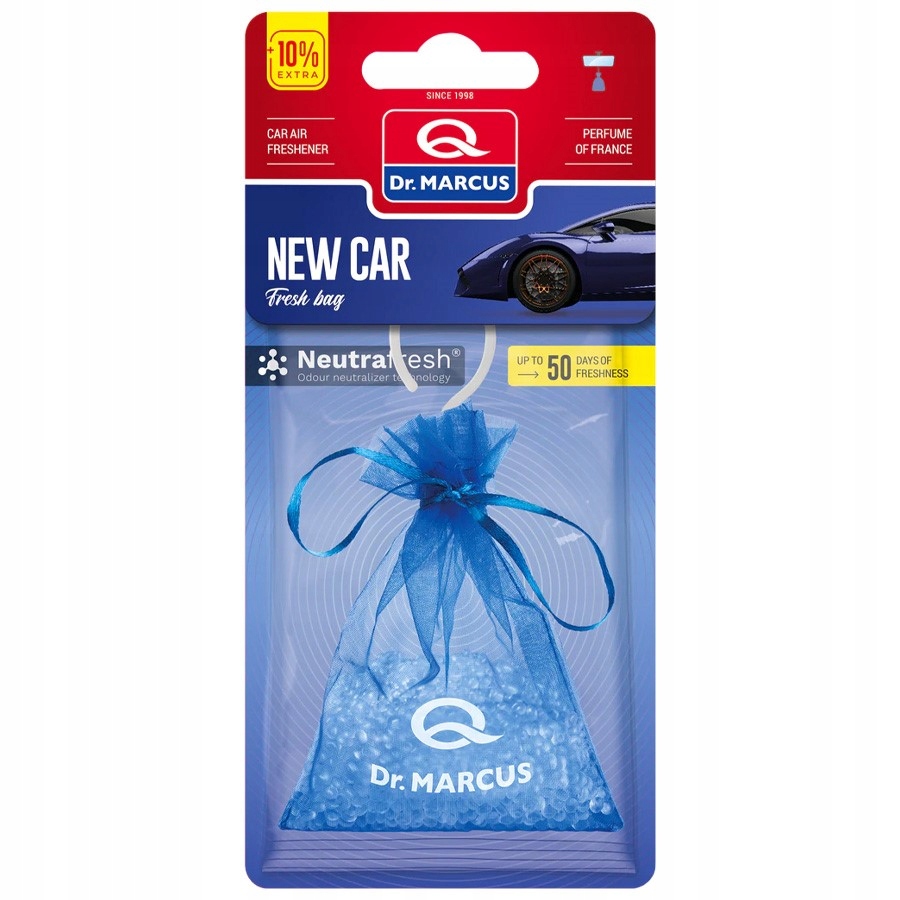 Zawieszka zapachowa Dr. Marcus New Car niebieski Bag 508