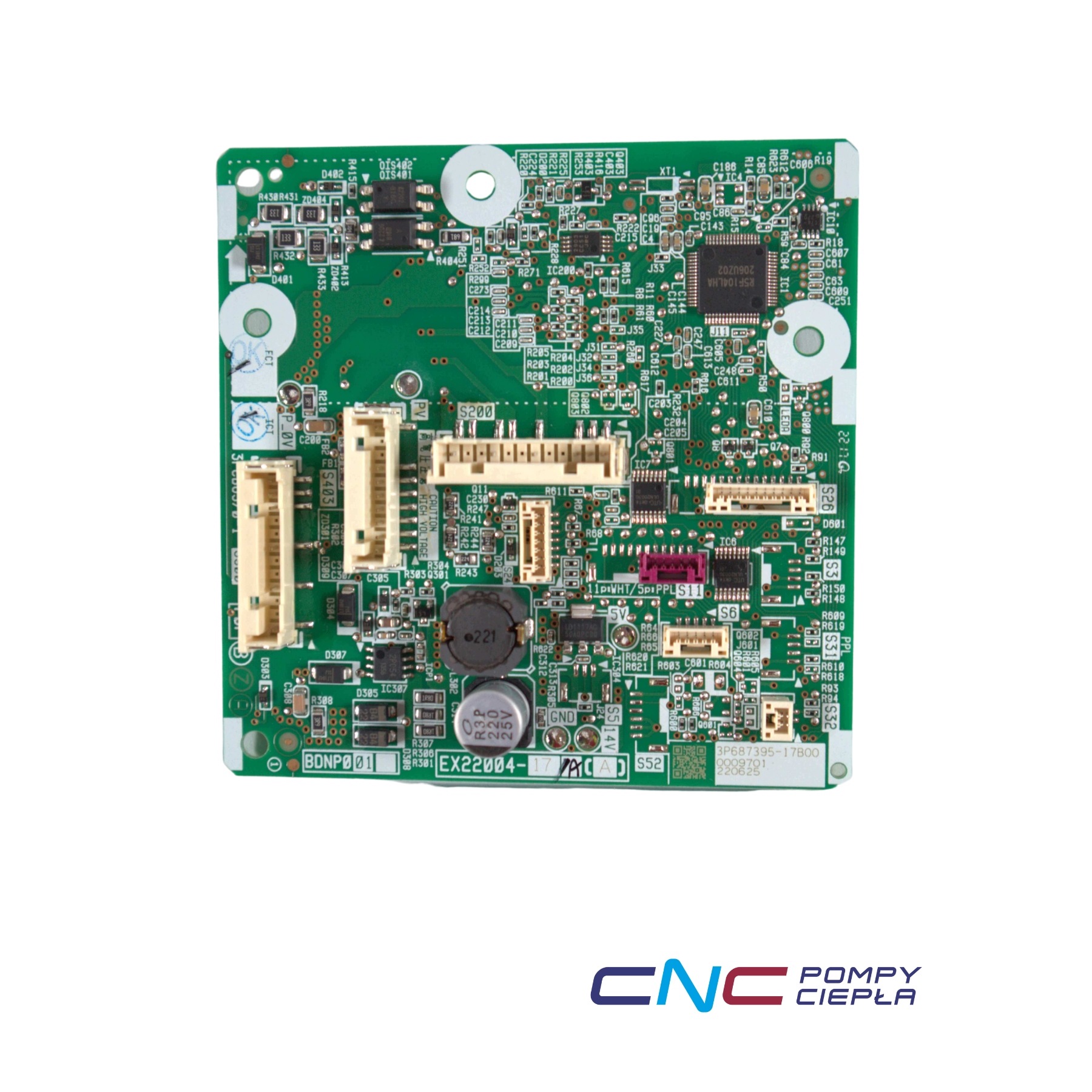 Daikin 5042199 Originální základní deska Pcb Assy Oem EX22004-17B FTXP60M2V1B