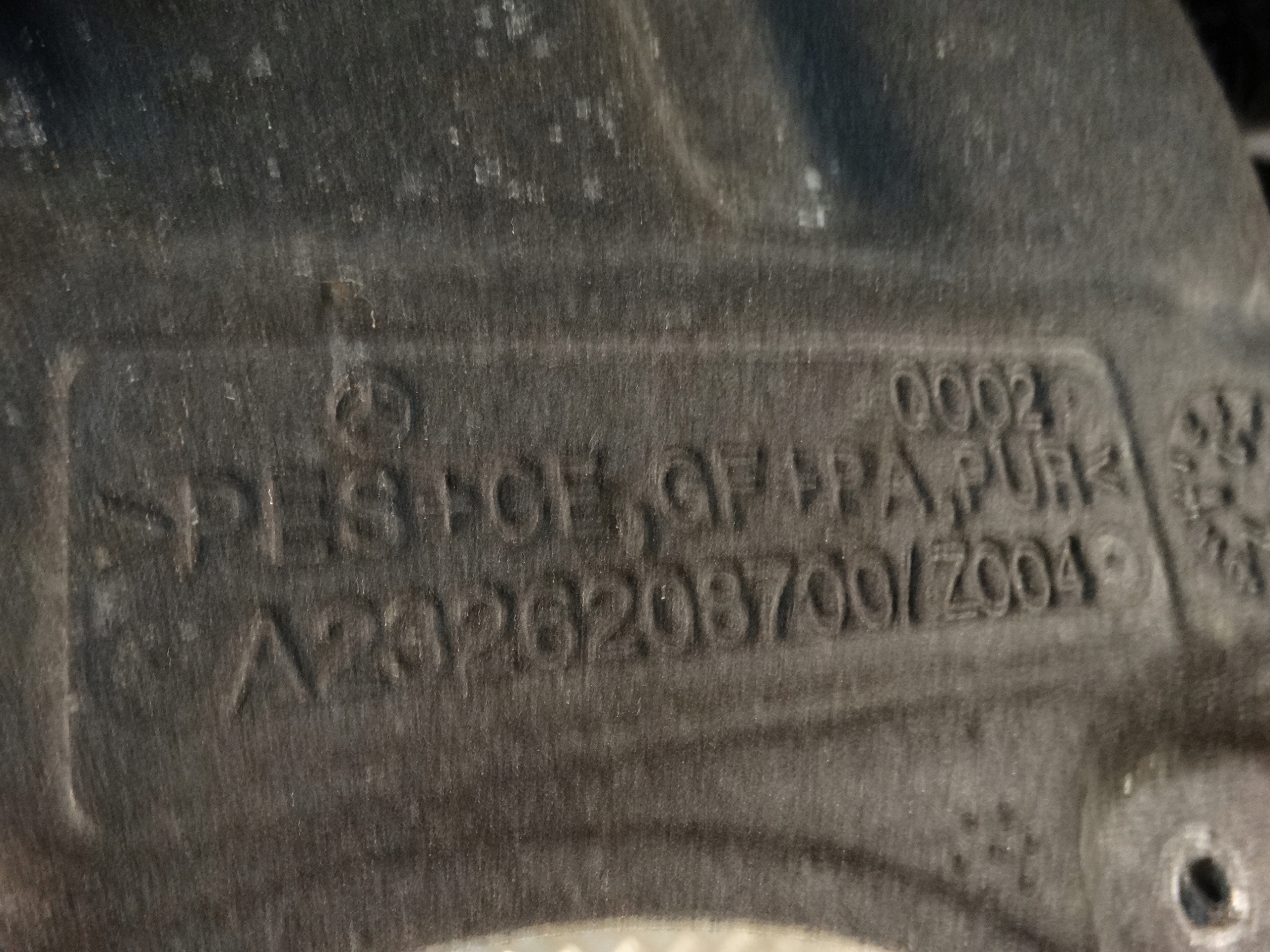 безшумка MERCEDES SL W232 1
