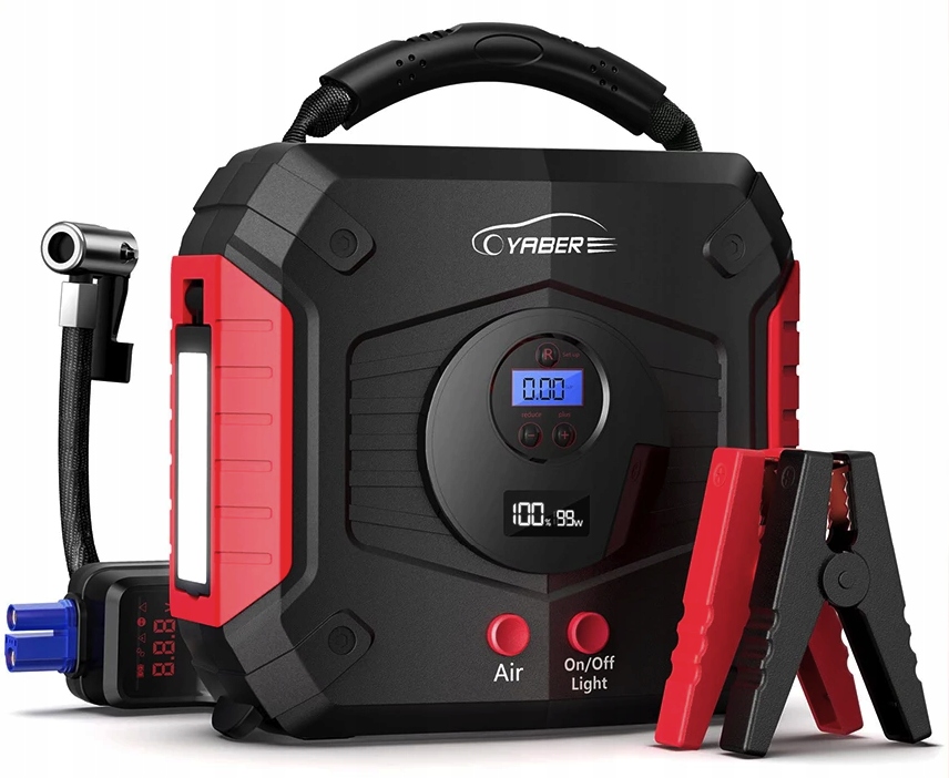 YABER Starter Booster стартовый внешний аккумулятор 24800 мАч