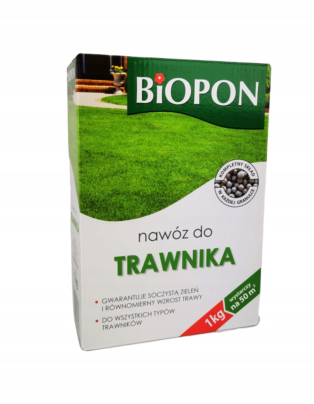 

Nawóz wieloskładnikowy do trawnika Biopon 1kg