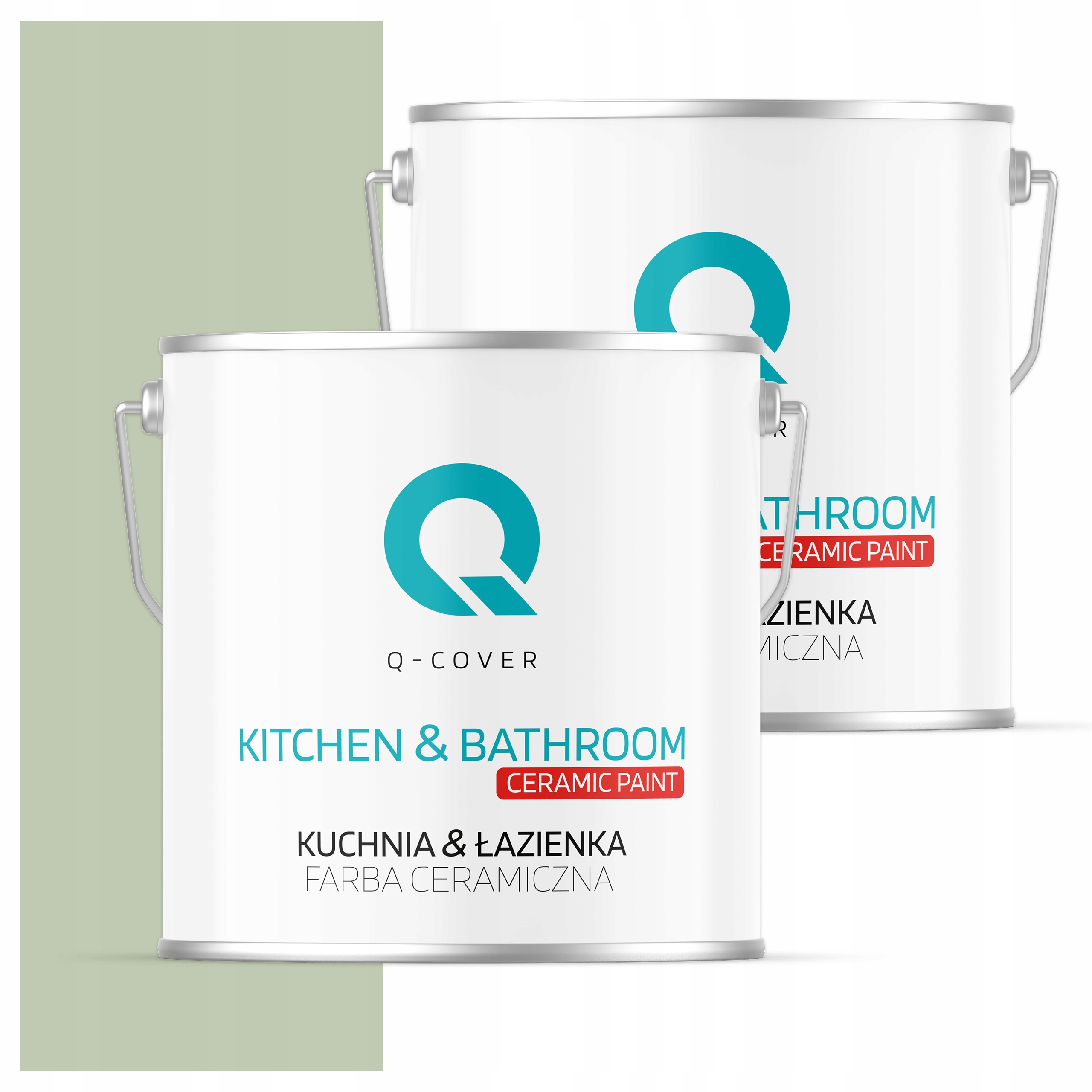 Farba do kuchyne a kúpeľne Umývateľná 5L Hlboká matná farba Olivová H2055