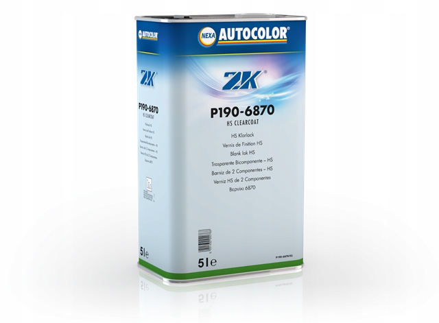 Bezbarwny lakier akrylowy Autocolor P190-6870 5L+2,5utw stand