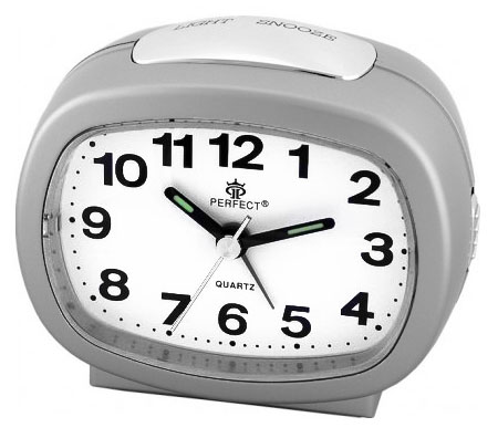 Budzik Zegarek Analogowy z Podświetleniem PERFECT