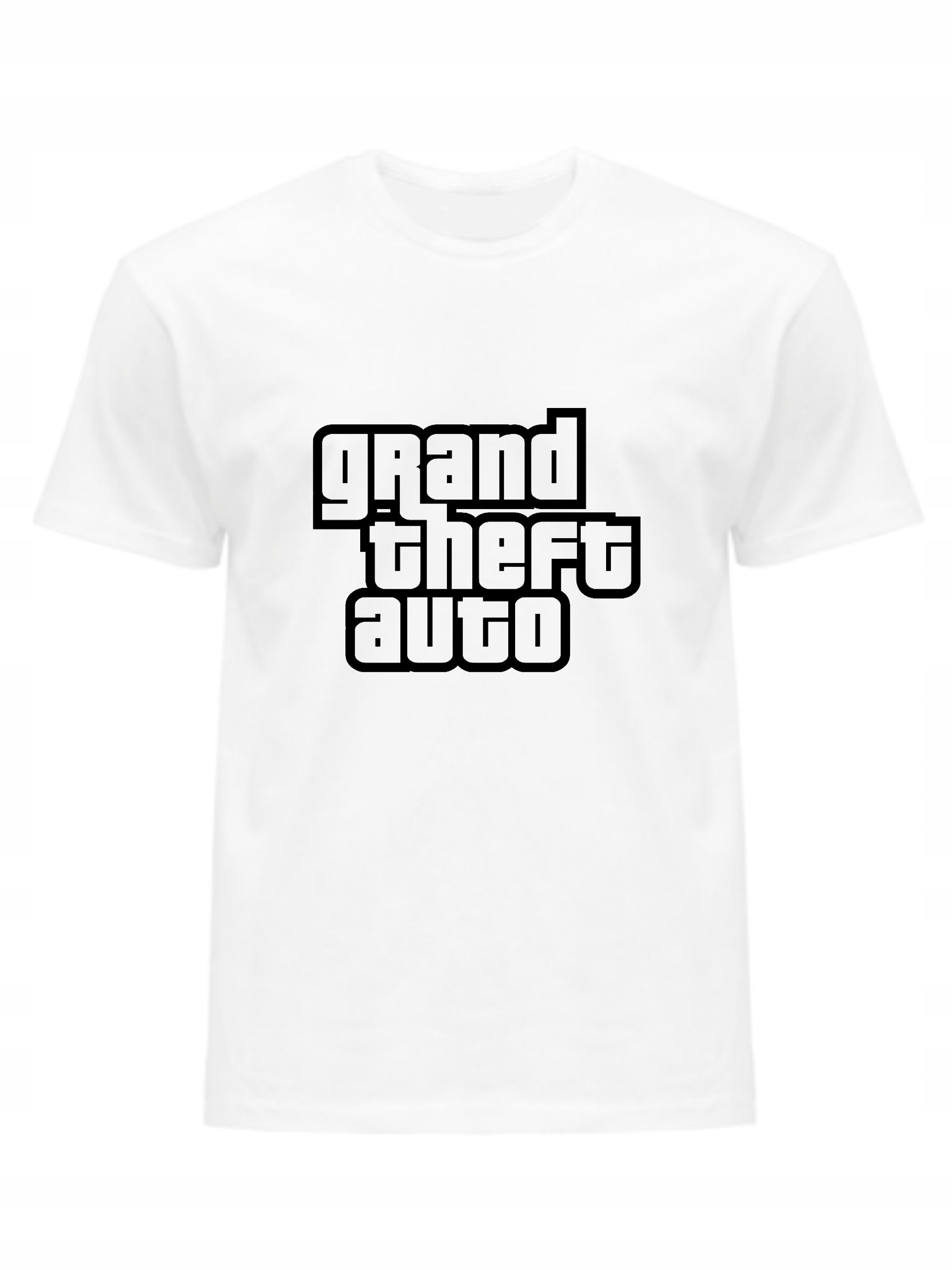 

Koszulka T-shirt Gta Męski Biały Bawełniany M