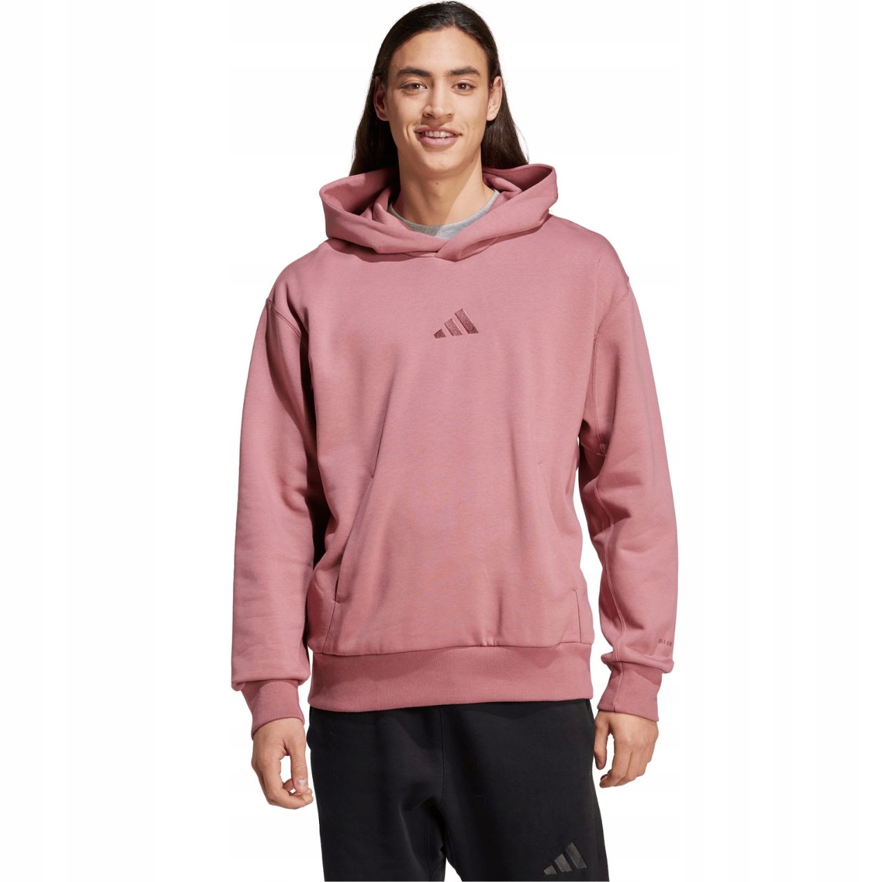 Pánská mikina adidas All Szn Fleece růžová IY4136 vel. M