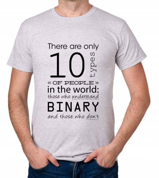 

koszulka System Binarny prezent