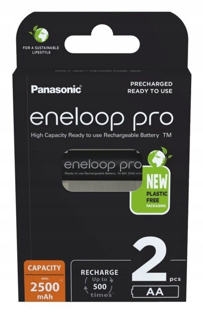 Panasonic Eneloop Pro Aa 2500mAh 2 szt