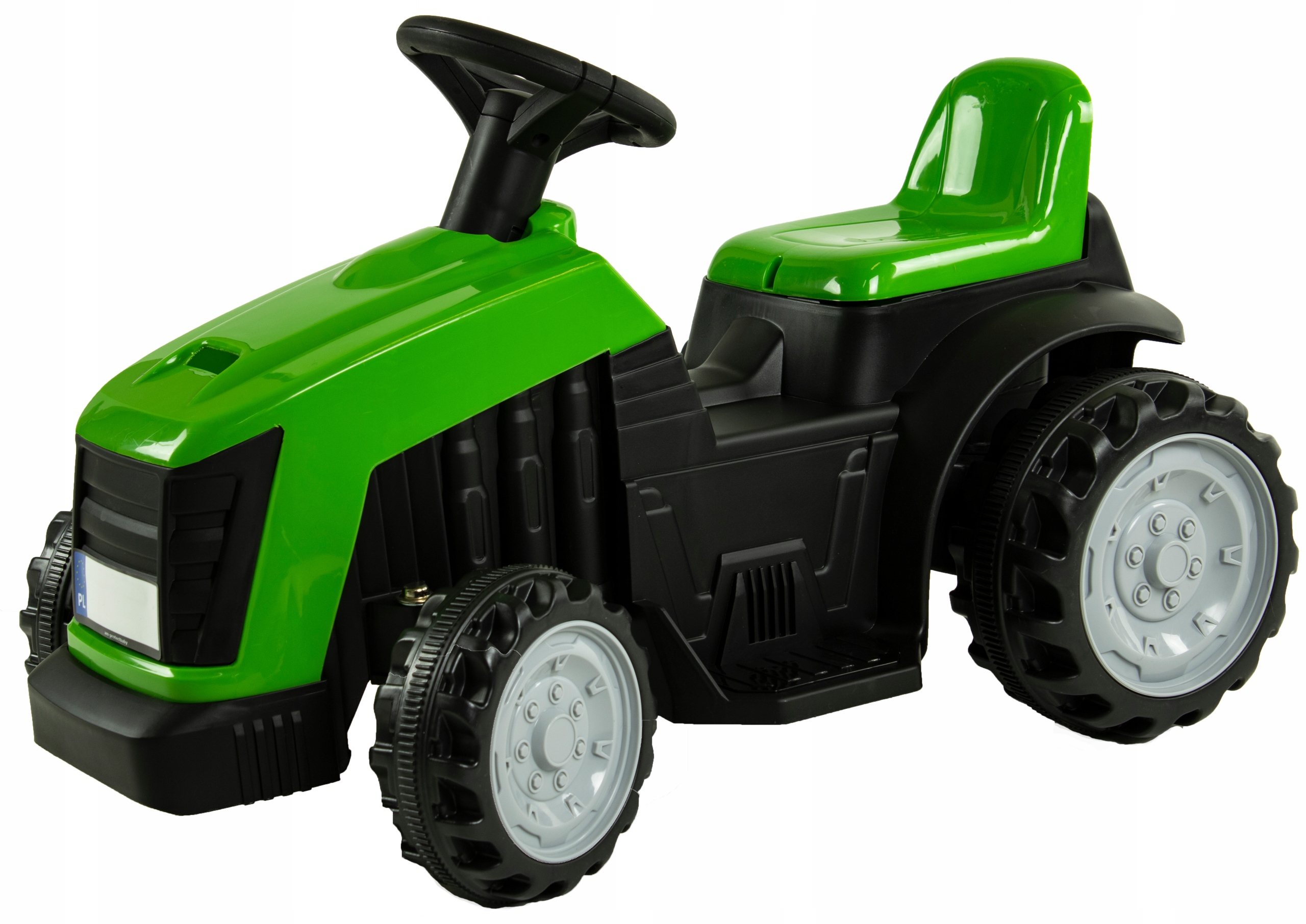 TRAKTOR na akumulator dla dzieci + PRZYCZEPKA Prędkość maksymalna 5 km/h