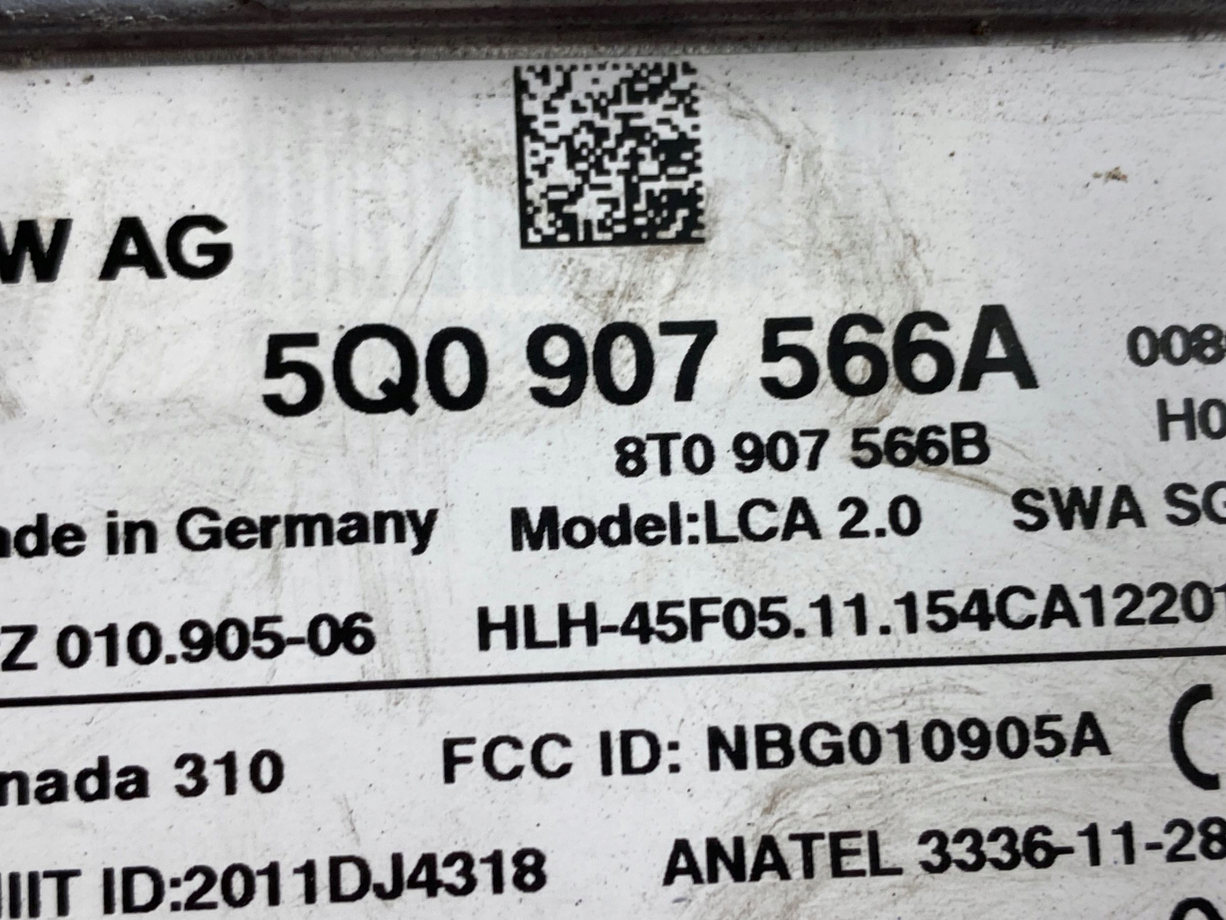 Датчик полосы движения Audi A3 S3 8V 5q0907566a