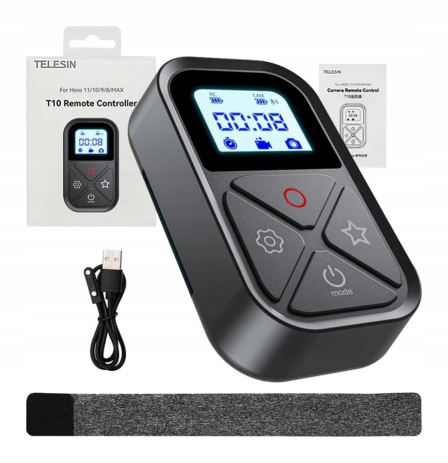 Pilot zdalnego sterowania dla kamer GoPro Hero 8 9 10 11/ 12/ 13/ Max