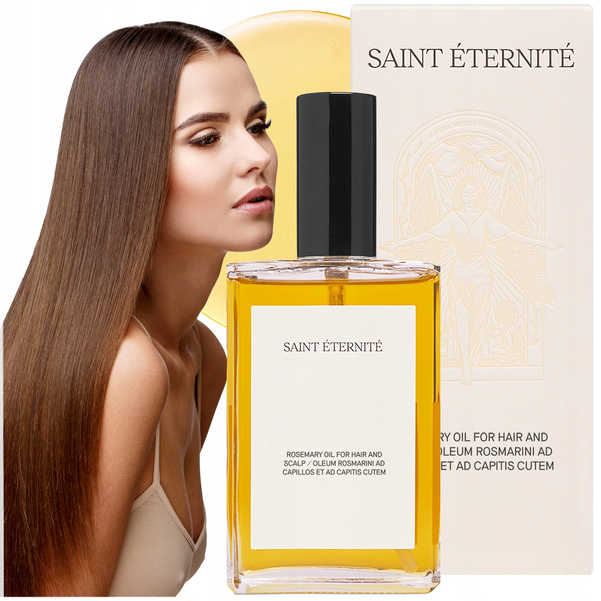 Olej na vlasy pokožky hlavy – posílení výživy, rozmarýn Saint Éternité