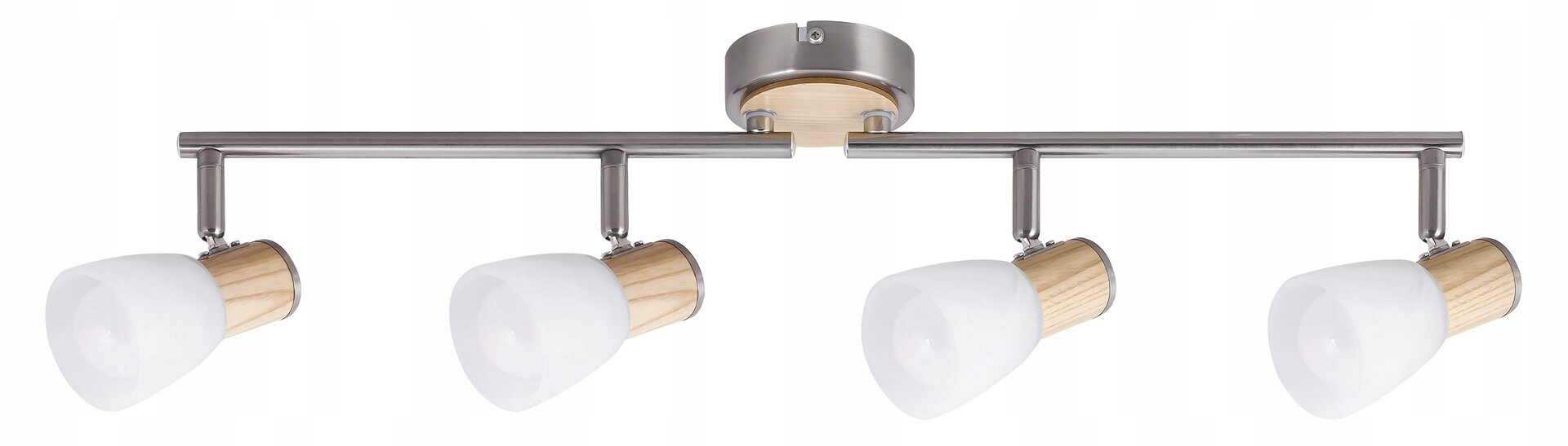 Osvetľovacia lišta chróm satén biela E14 4x40W Gavin 6489 Rabalux