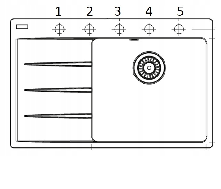 Zlew Franke CENTRO CNG 611-78 TL CZARNY MAT lewy Marka Franke