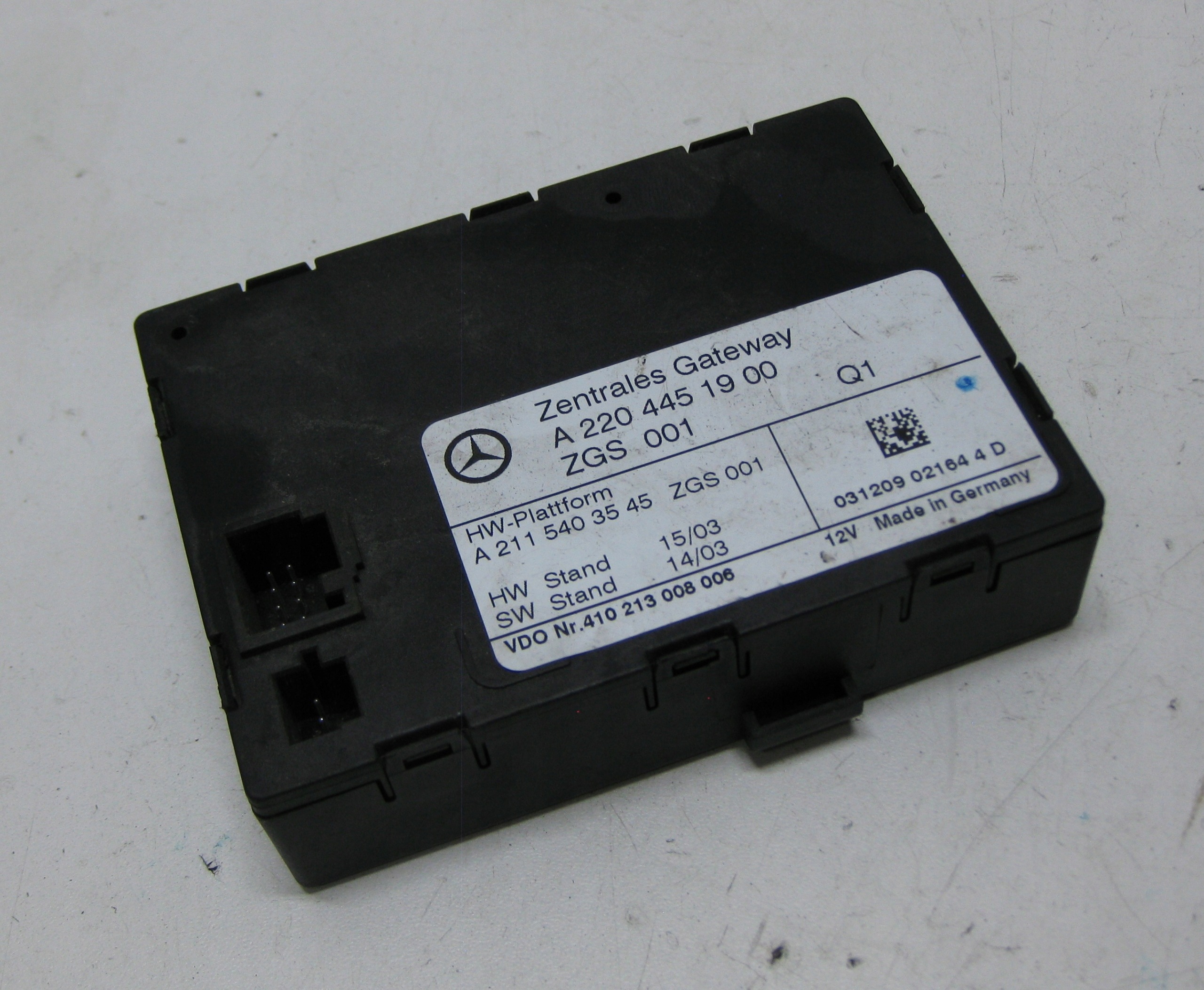 MERCEDES W220 control unit GATEWAY A2204451900